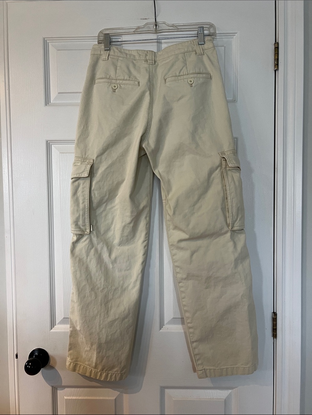 TNA Wide Leg Cargo Pants in Light Beige - Picture 3 of 3